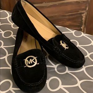 Michael Kors black suede loafer